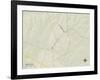 Political Map of Madison, GA-null-Framed Art Print