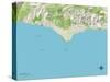 Political Map of Malibu, CA-null-Stretched Canvas