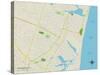 Political Map of Manasquan, NJ-null-Stretched Canvas