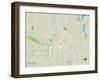 Political Map of Mankato, MN-null-Framed Art Print