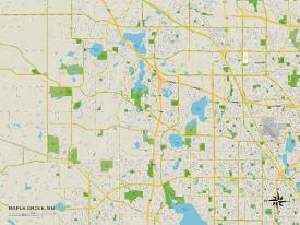 affordable maps of minnesota