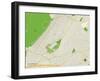 Political Map of Maplewood, NJ-null-Framed Art Print