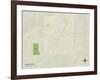 Political Map of Marceline, MO-null-Framed Art Print