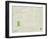 Political Map of Marceline, MO-null-Framed Art Print