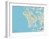 Political Map of Marco, FL-null-Framed Art Print