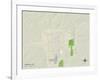 Political Map of Marshall, MO-null-Framed Art Print