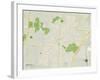 Political Map of Mason, OH-null-Framed Art Print