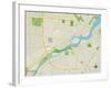 Political Map of Maumee, OH-null-Framed Art Print