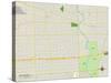 Political Map of Maywood, IL-null-Stretched Canvas