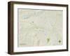 Political Map of McAlester, OK-null-Framed Art Print