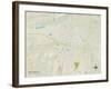Political Map of McAlester, OK-null-Framed Art Print