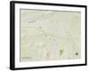 Political Map of McAlester, OK-null-Framed Art Print