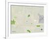 Political Map of McCook, NE-null-Framed Art Print