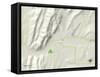 Political Map of Meeker, CO-null-Framed Stretched Canvas