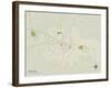 Political Map of Mexico, MO-null-Framed Art Print