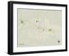 Political Map of Mexico, MO-null-Framed Art Print