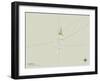 Political Map of Minden, NE-null-Framed Art Print