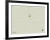 Political Map of Minden, NE-null-Framed Art Print