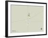 Political Map of Minden, NE-null-Framed Art Print