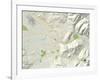 Political Map of Missoula, MT-null-Framed Art Print