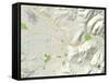 Political Map of Missoula, MT-null-Framed Stretched Canvas