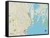 Political Map of Mobile, AL-null-Framed Stretched Canvas