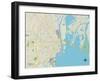 Political Map of Mobile, AL-null-Framed Art Print