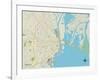 Political Map of Mobile, AL-null-Framed Art Print