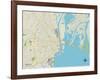 Political Map of Mobile, AL-null-Framed Art Print