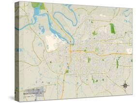 Political Map of Montgomery, AL-null-Stretched Canvas