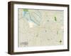 Political Map of Montgomery, AL-null-Framed Art Print