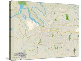 Political Map of Montgomery, AL-null-Stretched Canvas