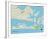 Political Map of Morehead City, NC-null-Framed Art Print