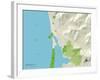 Political Map of Morro Bay, CA-null-Framed Art Print