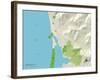 Political Map of Morro Bay, CA-null-Framed Art Print