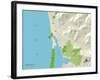 Political Map of Morro Bay, CA-null-Framed Art Print