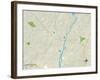 Political Map of Mount Holly, NC-null-Framed Art Print