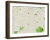 Political Map of Mount Lebanon, PA-null-Framed Art Print