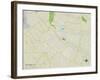 Political Map of New Iberia, LA-null-Framed Art Print