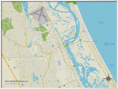 Political Map Of New Smyrna Beach Fl Art Allposters Com Political Map Of New Smyrna Beach Fl Art Allposters Com