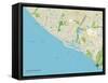 Political Map of Newport Beach, CA-null-Framed Stretched Canvas