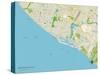 Political Map of Newport Beach, CA-null-Stretched Canvas
