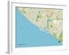 Political Map of Newport Beach, CA-null-Framed Art Print