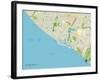 Political Map of Newport Beach, CA-null-Framed Art Print