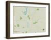 Political Map of Noblesville, IN-null-Framed Art Print