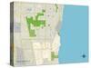 Political Map of North Chicago, IL-null-Stretched Canvas