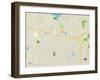 Political Map of Novi, MI-null-Framed Art Print