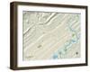 Political Map of Oak Ridge, TN-null-Framed Art Print