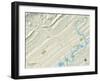 Political Map of Oak Ridge, TN-null-Framed Art Print