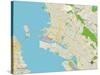 Political Map of Oakland, CA-null-Stretched Canvas